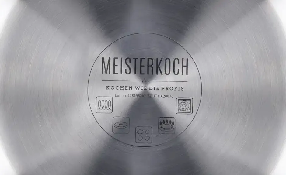 Meisterkoch Edelstahlpfanne RHOMBUS