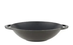Meisterkoch Gusseisen-Wok mit Deckel OPUS