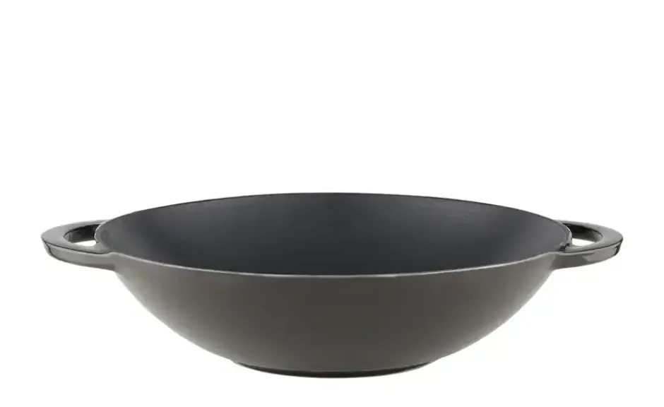 Meisterkoch Gusseisen-Wok mit Deckel OPUS