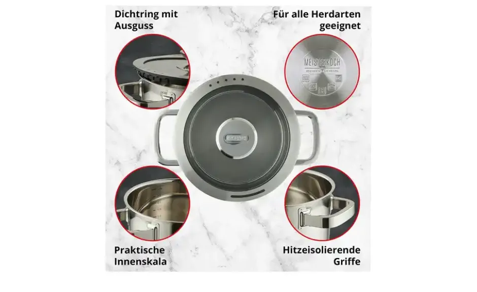 Meisterkoch Topfset TRIBUS