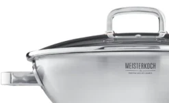 Meisterkoch Wok mit Deckel FOCUS
