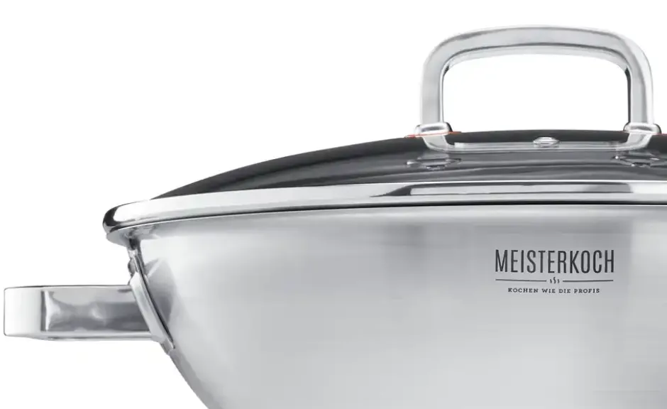 Meisterkoch Wok mit Deckel FOCUS