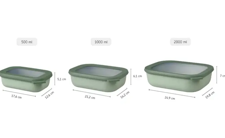 Mepal Multischüssel-Set, 3-teilig Cirqula