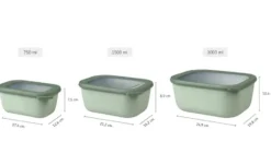 Mepal Multischüssel-Set, 3-teilig Cirqula