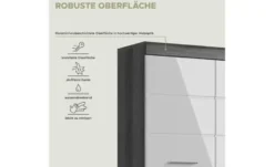 Midischrank SCHLOONSEE, Breite 74cm, 4 Türen, 1 Schubkasten, 4 Fächer, MDF-Front in verschiedenen Farben erhältlich, Badmöbel, Badschrank, Schrank, Bad Schloonsee