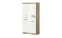 Midischrank SCHLOONSEE, Breite 74cm, 4 Türen, 1 Schubkasten, 4 Fächer, MDF-Front in verschiedenen Farben erhältlich, Badmöbel, Badschrank, Schrank, Bad Schloonsee