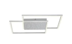 Paul Neuhaus LED-Deckenleuchte, Nickel-matt, mit Sternenhimmel
