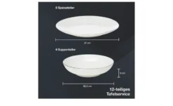 Peill+Putzler Tafelservice, 12-teilig Bologna