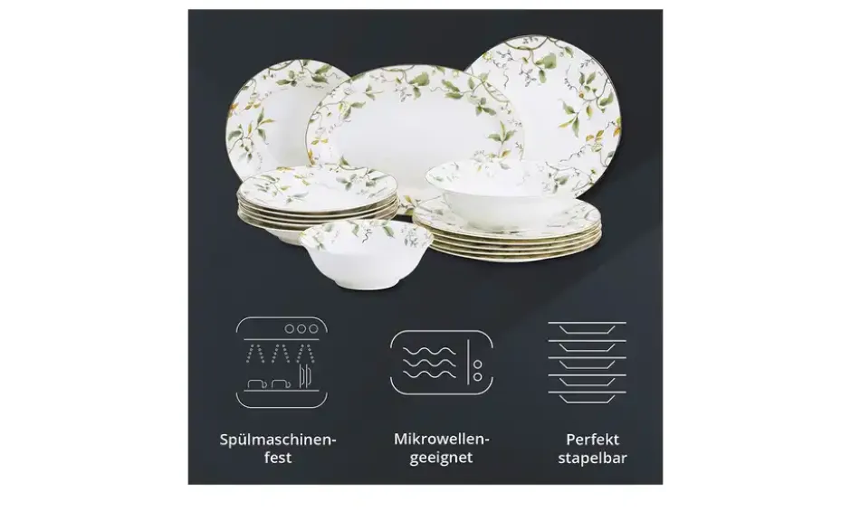 Peill+Putzler Tafelservice, 15-teilig Firenze