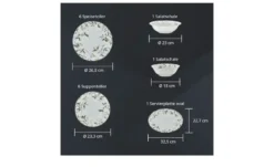 Peill+Putzler Tafelservice, 15-teilig Firenze