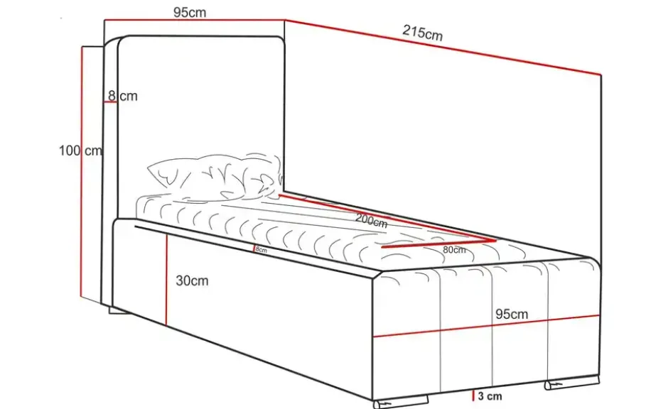 Polsterbett Dream