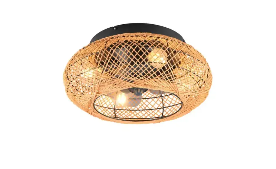 Reality Leuchten Deckenleuchte mit Ventilator