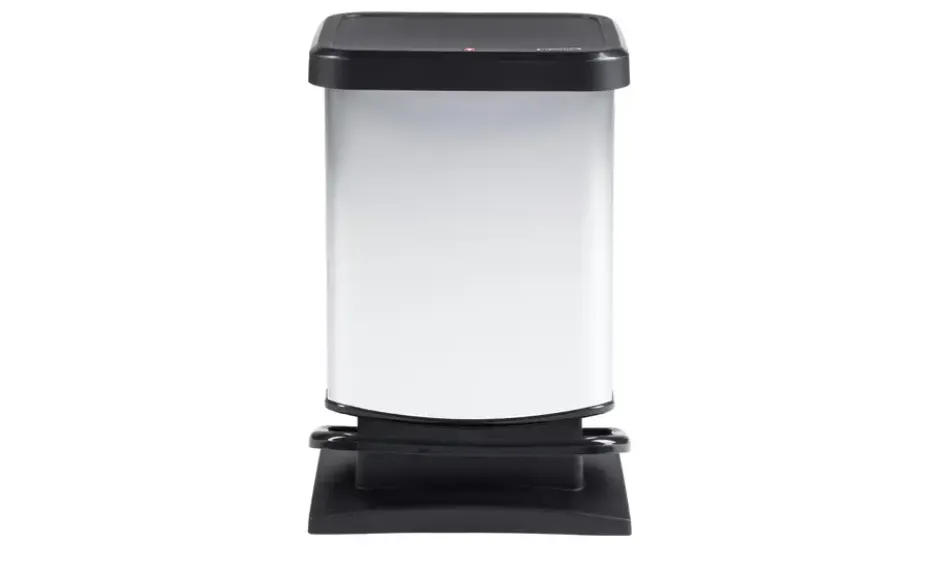 Rotho Treteimer 20 l Silber PASO