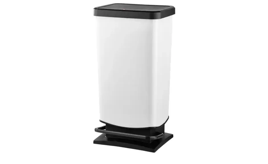 Rotho Treteimer 40 l Weiß Paso