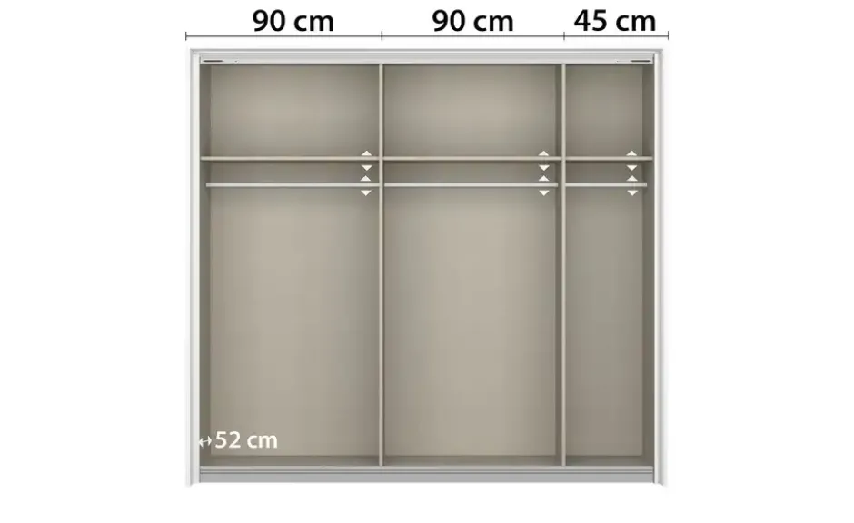 Schwebetürenschrank Quadra