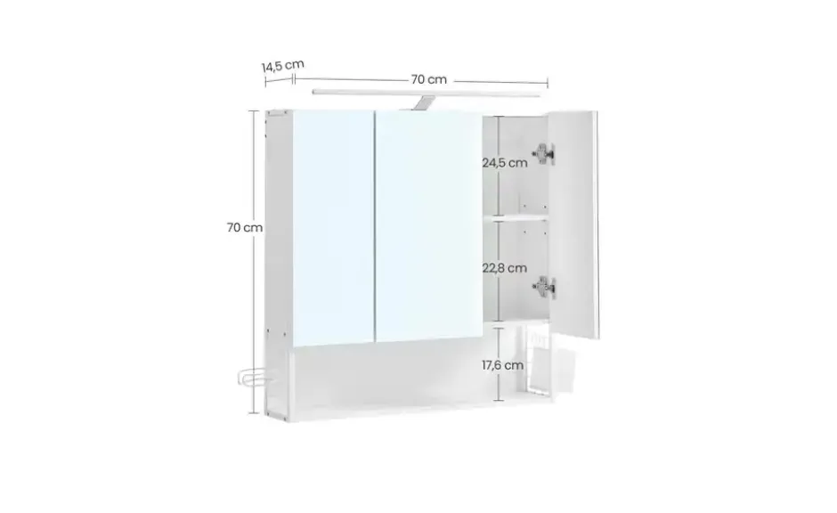 Spiegelschrank Kacy