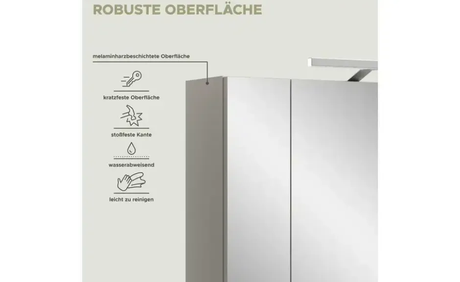 Spiegelschrank mit Beleuchtung