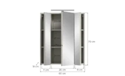 Spiegelschrank mit Beleuchtung