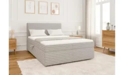 S-STYLE Boxbett .css-bauhey::before{content:'- ';}.css-bauhey::after{content:'- ';}Cord, mit Stauraum und Topper, H3 Neo