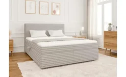 S-STYLE Boxbett .css-bauhey::before{content:'- ';}.css-bauhey::after{content:'- ';}Cord, mit Stauraum und Topper, H3 Neo