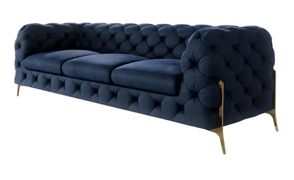 S-STYLE Chesterfield Einzelsofa Natalie