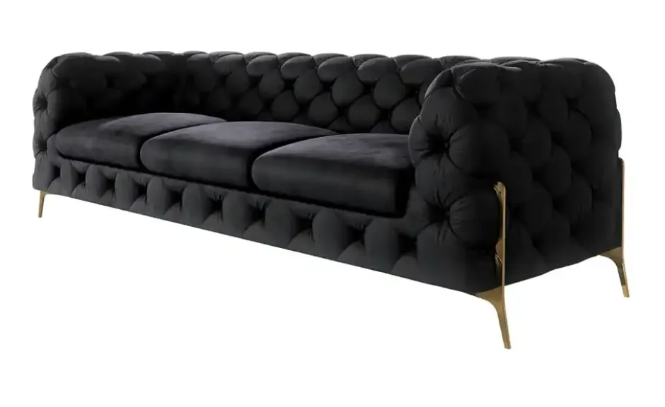 S-STYLE Chesterfield Einzelsofa Natalie