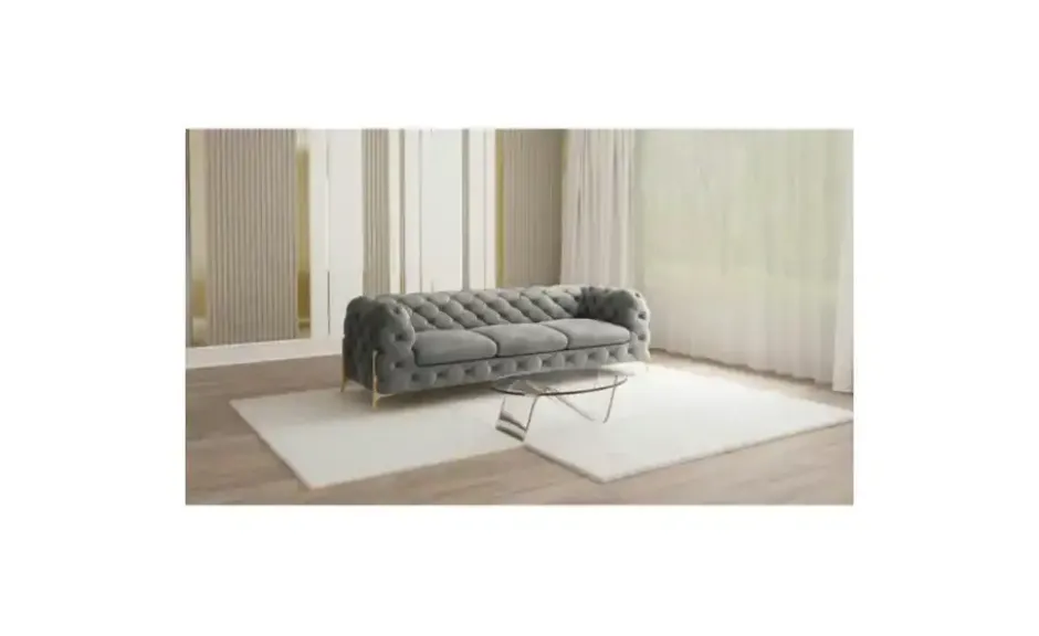 S-STYLE Chesterfield Einzelsofa Natalie