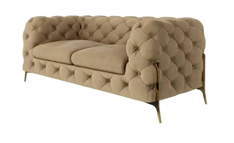 S-STYLE Chesterfield Einzelsofa Natalie