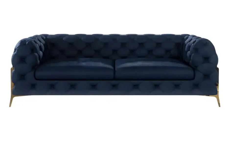 S-STYLE Chesterfield Einzelsofa Natalie