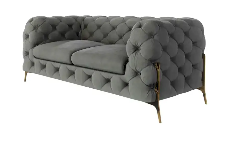 S-STYLE Chesterfield Einzelsofa Natalie
