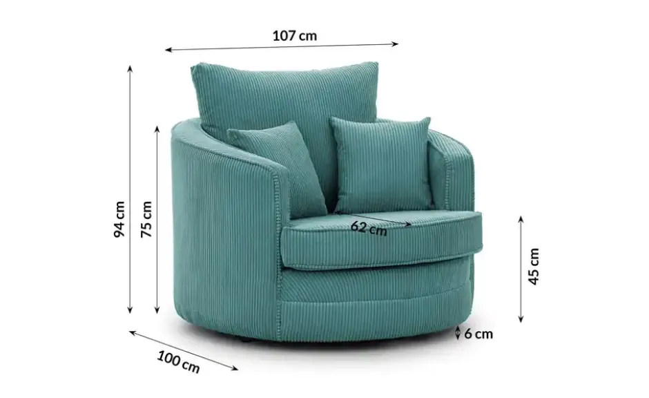 S-STYLE Drehsessel Ted