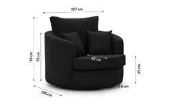 S-STYLE Drehsessel Ted