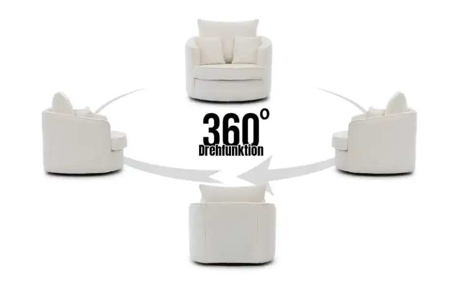 S-STYLE Drehsessel Ted