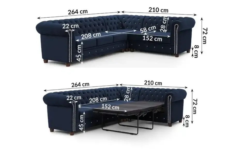 S-STYLE Ecksofa