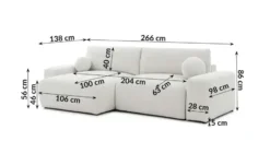 S-STYLE Ecksofa