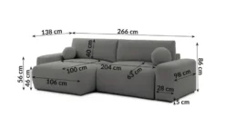 S-STYLE Ecksofa