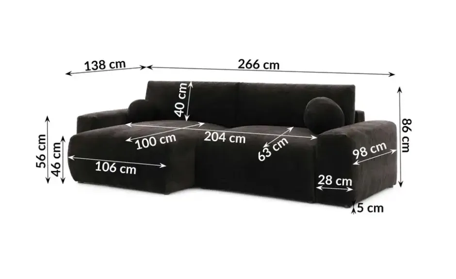 S-STYLE Ecksofa