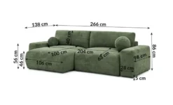 S-STYLE Ecksofa