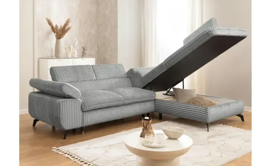 S-STYLE Ecksofa .css-bauhey::before{content:'- ';}.css-bauhey::after{content:'- ';}mit Schlaffunktion Bonnie