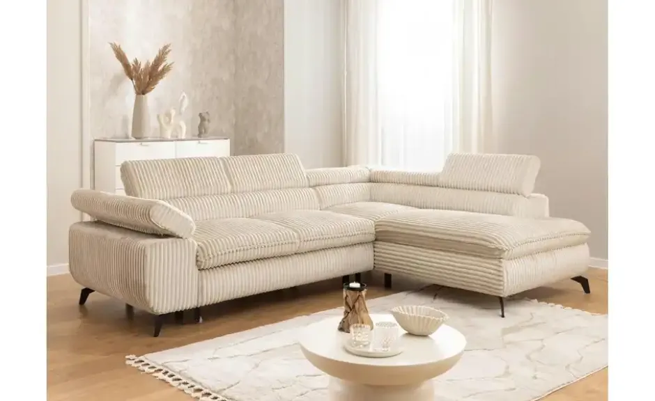 S-STYLE Ecksofa .css-bauhey::before{content:'- ';}.css-bauhey::after{content:'- ';}mit Schlaffunktion Bonnie