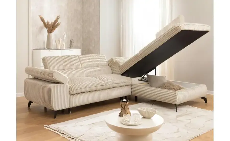 S-STYLE Ecksofa .css-bauhey::before{content:'- ';}.css-bauhey::after{content:'- ';}mit Schlaffunktion Bonnie