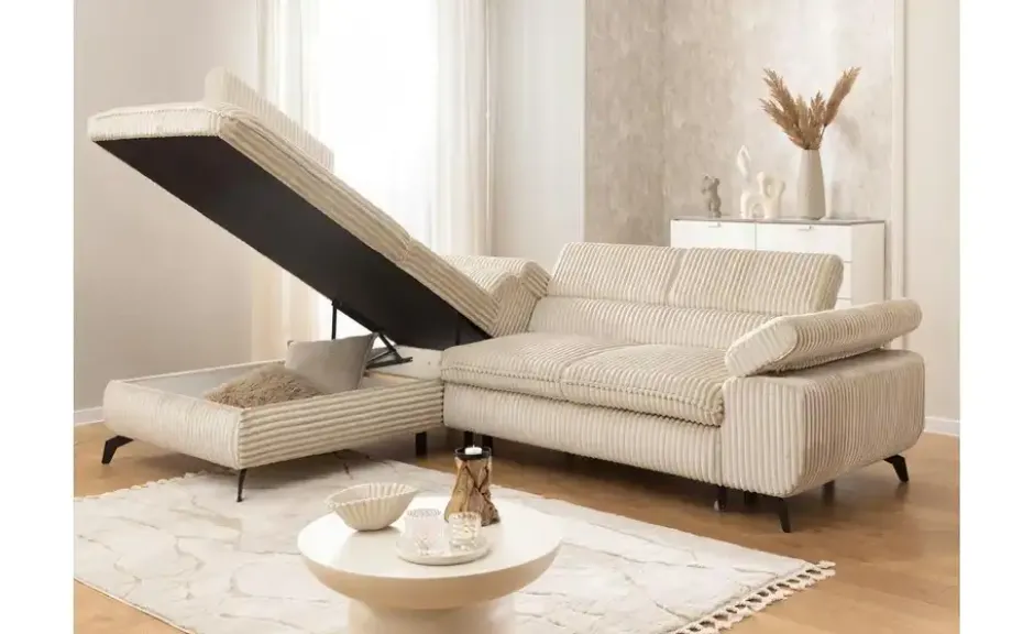 S-STYLE Ecksofa .css-bauhey::before{content:'- ';}.css-bauhey::after{content:'- ';}mit Schlaffunktion Bonnie