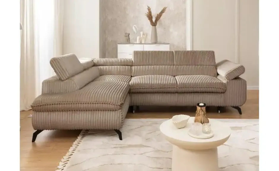 S-STYLE Ecksofa .css-bauhey::before{content:'- ';}.css-bauhey::after{content:'- ';}mit Schlaffunktion Bonnie