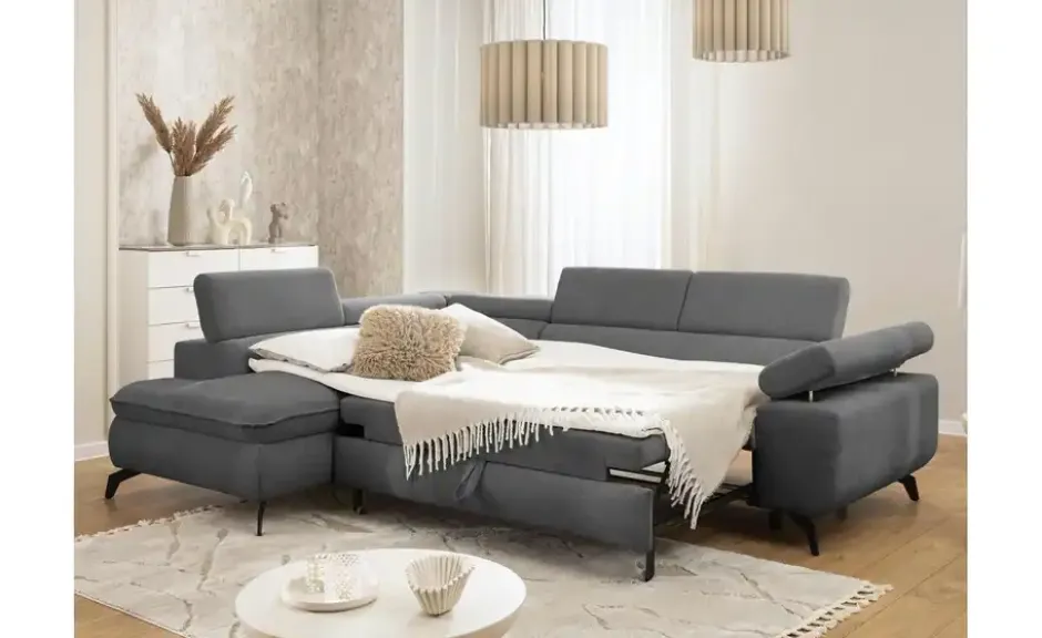 S-STYLE Ecksofa .css-bauhey::before{content:'- ';}.css-bauhey::after{content:'- ';}mit Schlaffunktion Bonnie