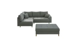 S-STYLE Ecksofa mit Hocker Lars