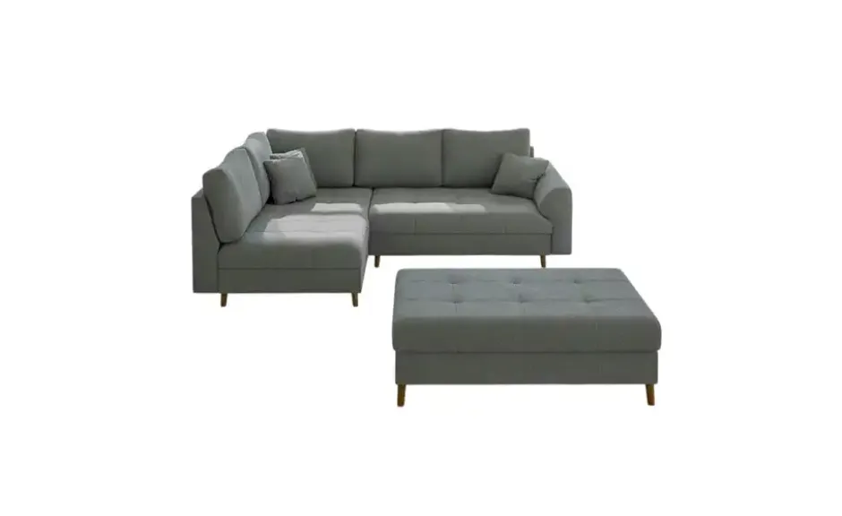 S-STYLE Ecksofa mit Hocker Lars