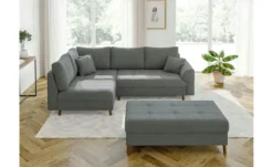S-STYLE Ecksofa mit Hocker Lars