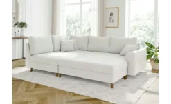 S-STYLE Ecksofa mit Hocker Lars