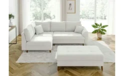 S-STYLE Ecksofa mit Hocker Lars