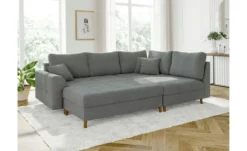 S-STYLE Ecksofa mit Hocker Lars